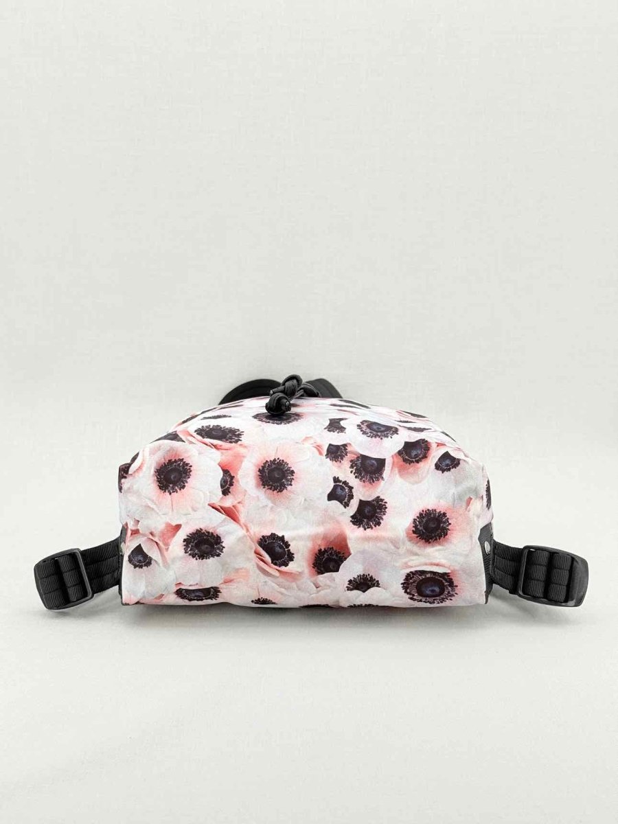 Pre - loved LONGCHAMP Le Pliage Pink Multicolor Floral Backpack at Reems Closet