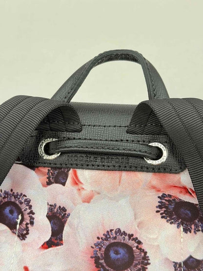 Pre - loved LONGCHAMP Le Pliage Pink Multicolor Floral Backpack at Reems Closet