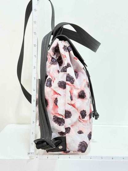 Pre - loved LONGCHAMP Le Pliage Pink Multicolor Floral Backpack at Reems Closet