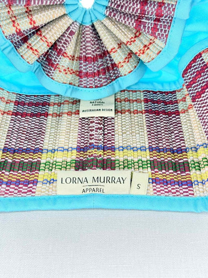 Pre - loved LORNA MURRAY Blue Multicolor Hat at Reems Closet