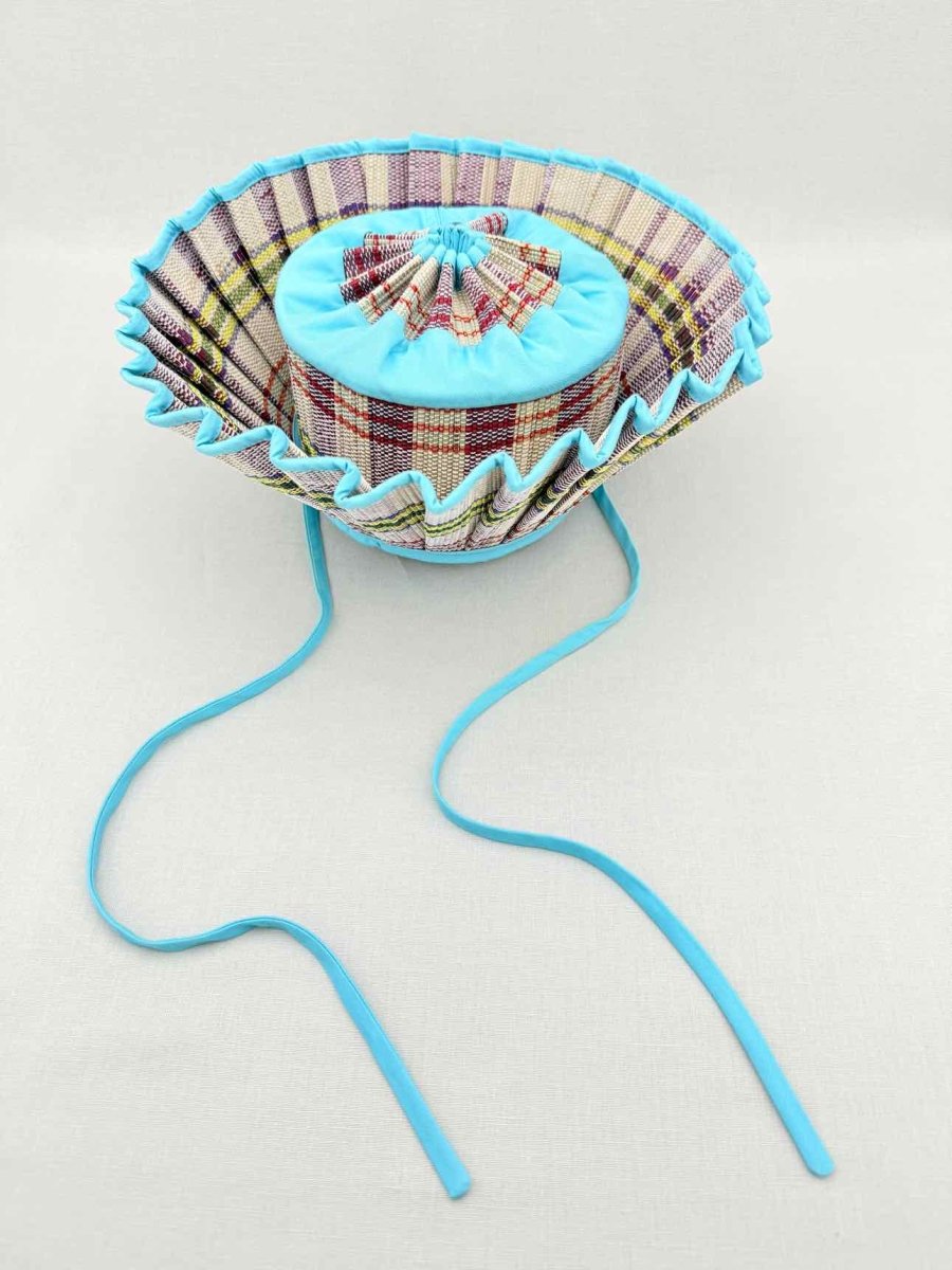 Pre - loved LORNA MURRAY Blue Multicolor Hat at Reems Closet