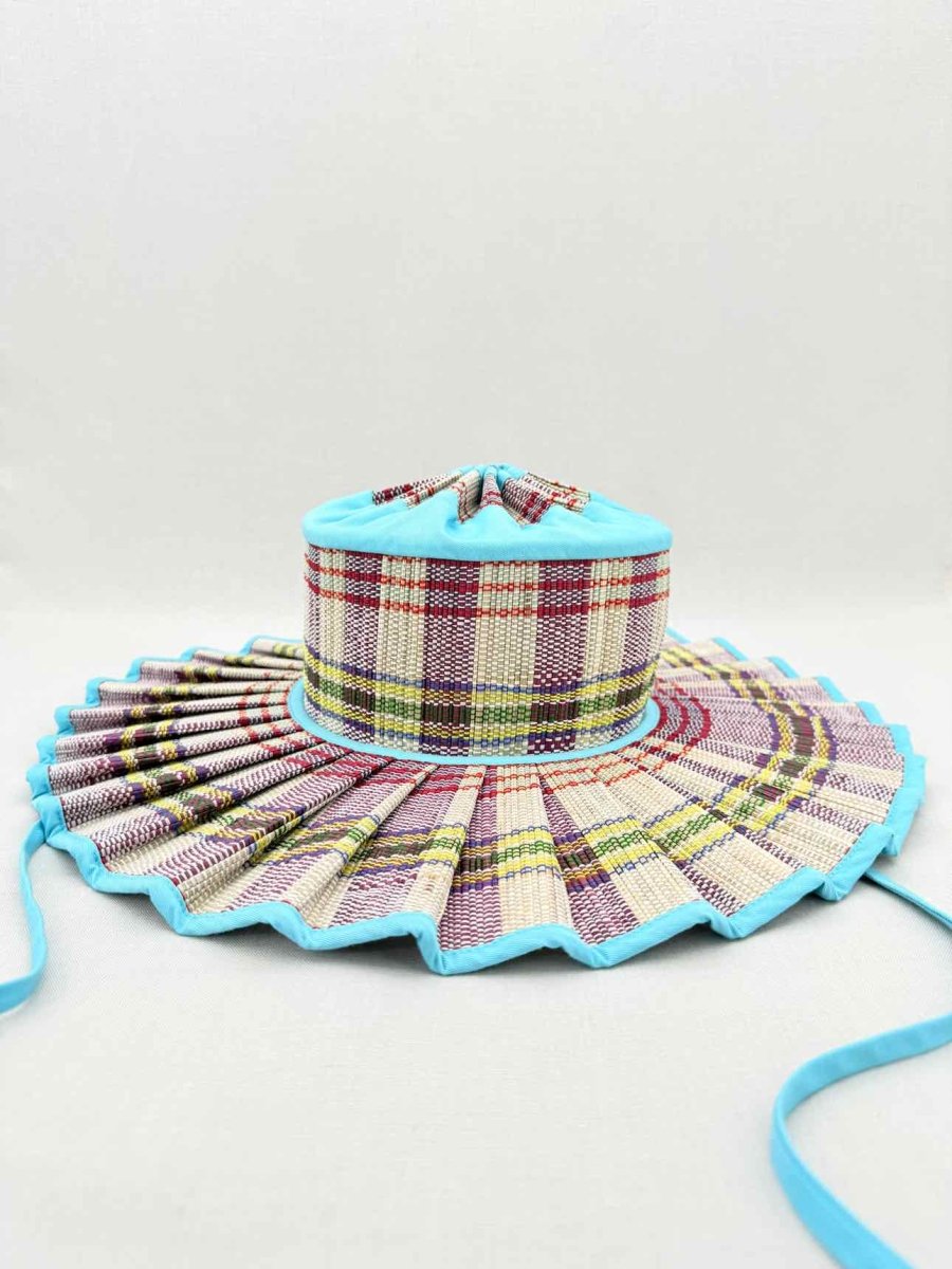 Pre - loved LORNA MURRAY Blue Multicolor Hat at Reems Closet