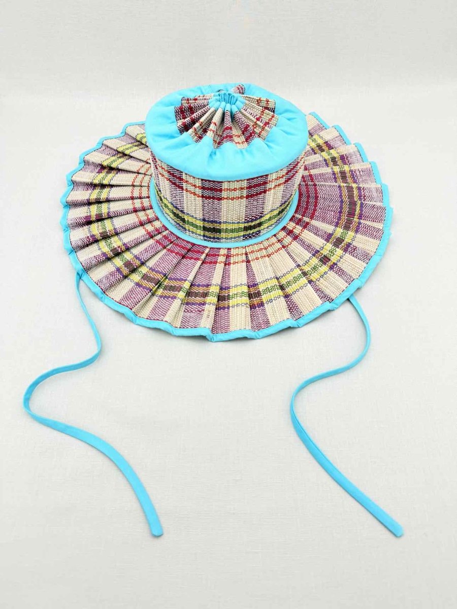 Pre - loved LORNA MURRAY Blue Multicolor Hat at Reems Closet