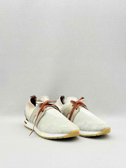 Pre-loved LORO PIANA 360 LP Lady Flexy Grey Size EU 38.5 Sneakers at Reems Closet