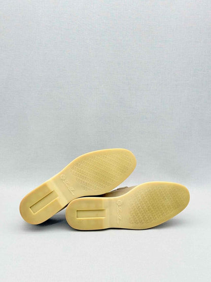 Pre-loved LORO PIANA Beige Size EU 38.5 Loafers at Reems Closet