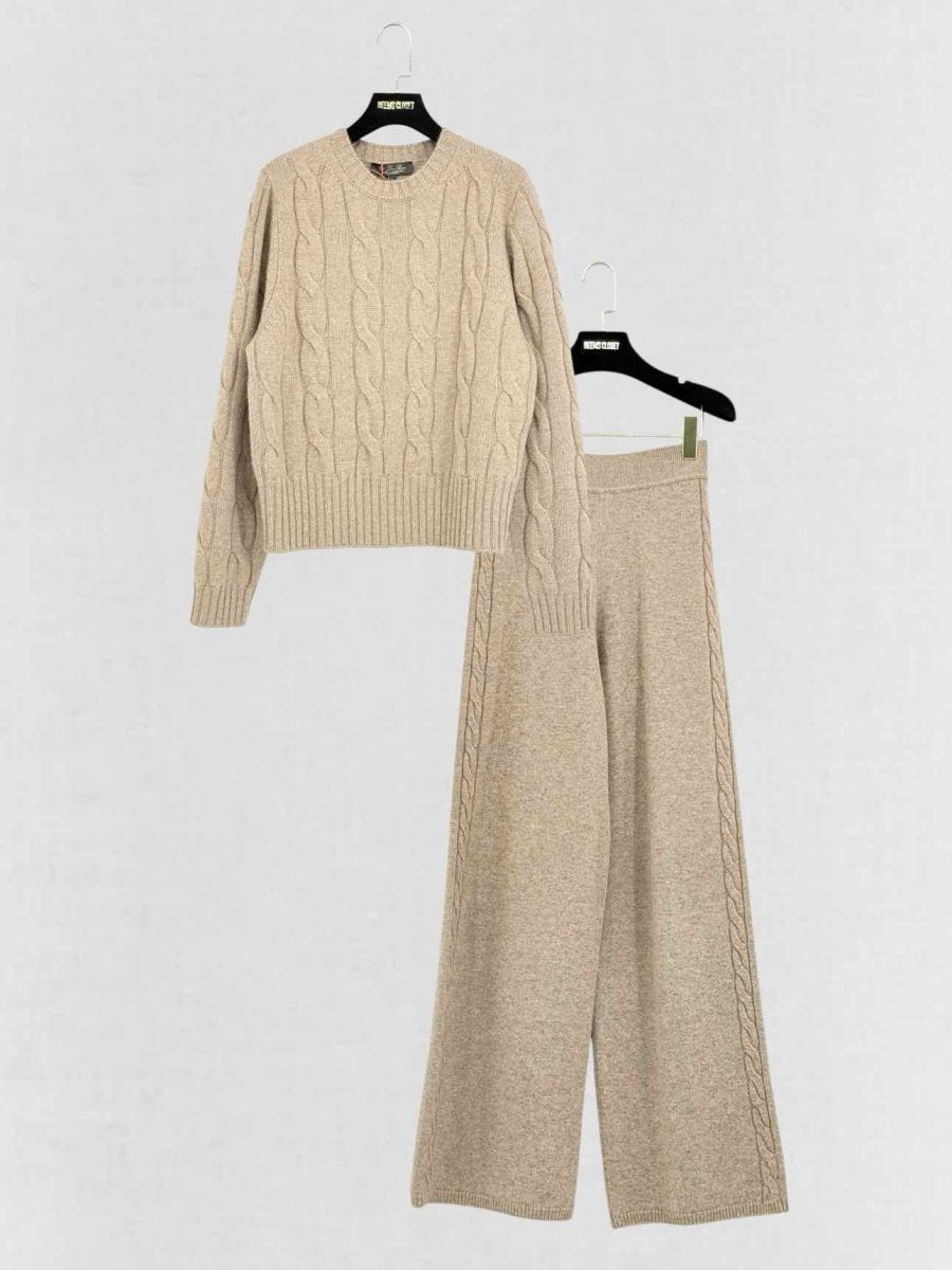 Pre - loved LORO PIANA Beige Size US 10 Outfit Set at Reems Closet