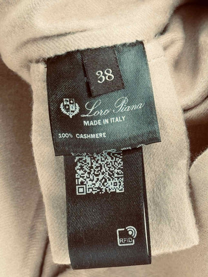 Pre - loved LORO PIANA Beige Size US 6 Trench Coat at Reems Closet