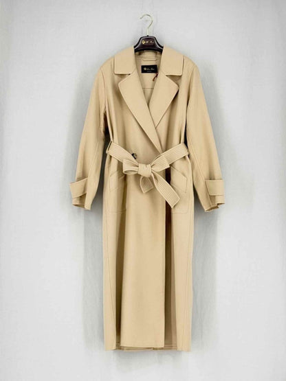 Pre - loved LORO PIANA Beige Size US 6 Trench Coat at Reems Closet