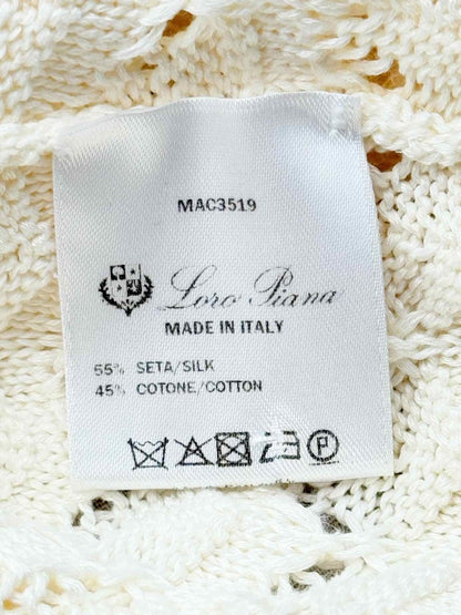 Pre - loved LORO PIANA Beige Size XSmall Cardigan at Reems Closet