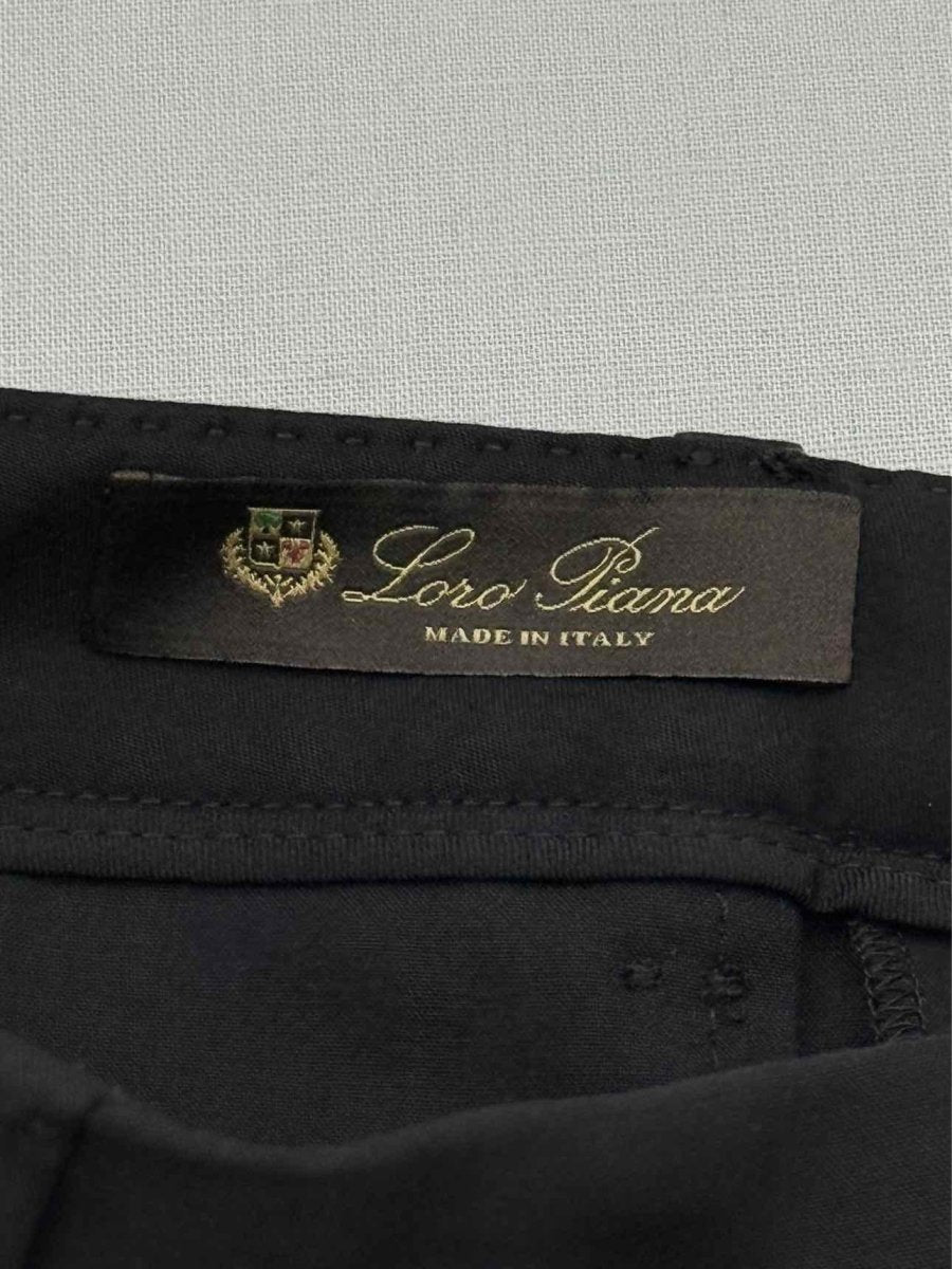 Pre - loved LORO PIANA Black Size US 4 Pants at Reems Closet