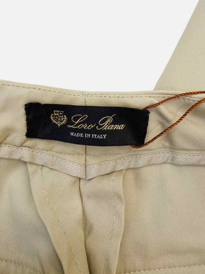 Pre - loved LORO PIANA Chino Beige Pants at Reems Closet