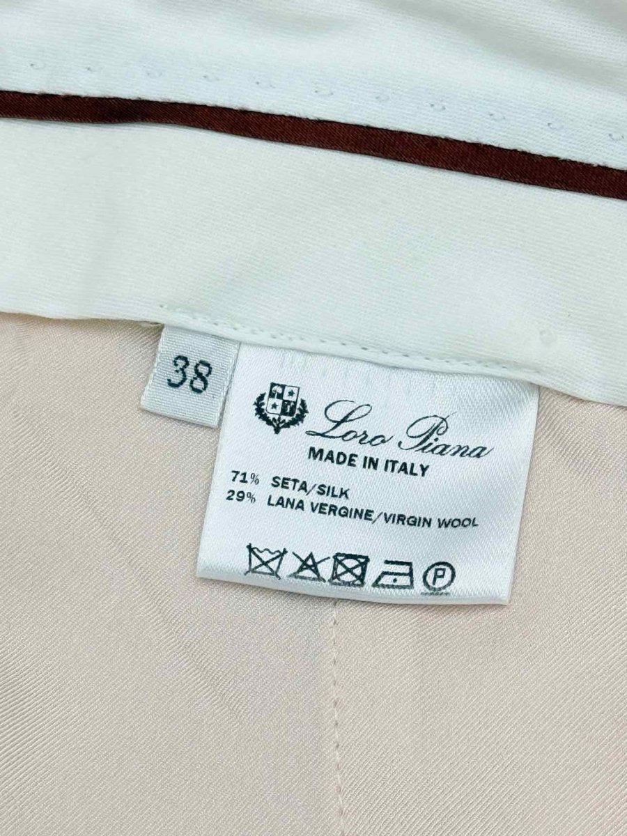 Pre-loved LORO PIANA Clivette Peach Size US 0 Pants at Reems Closet