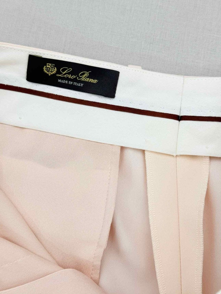 Pre-loved LORO PIANA Clivette Peach Size US 0 Pants at Reems Closet