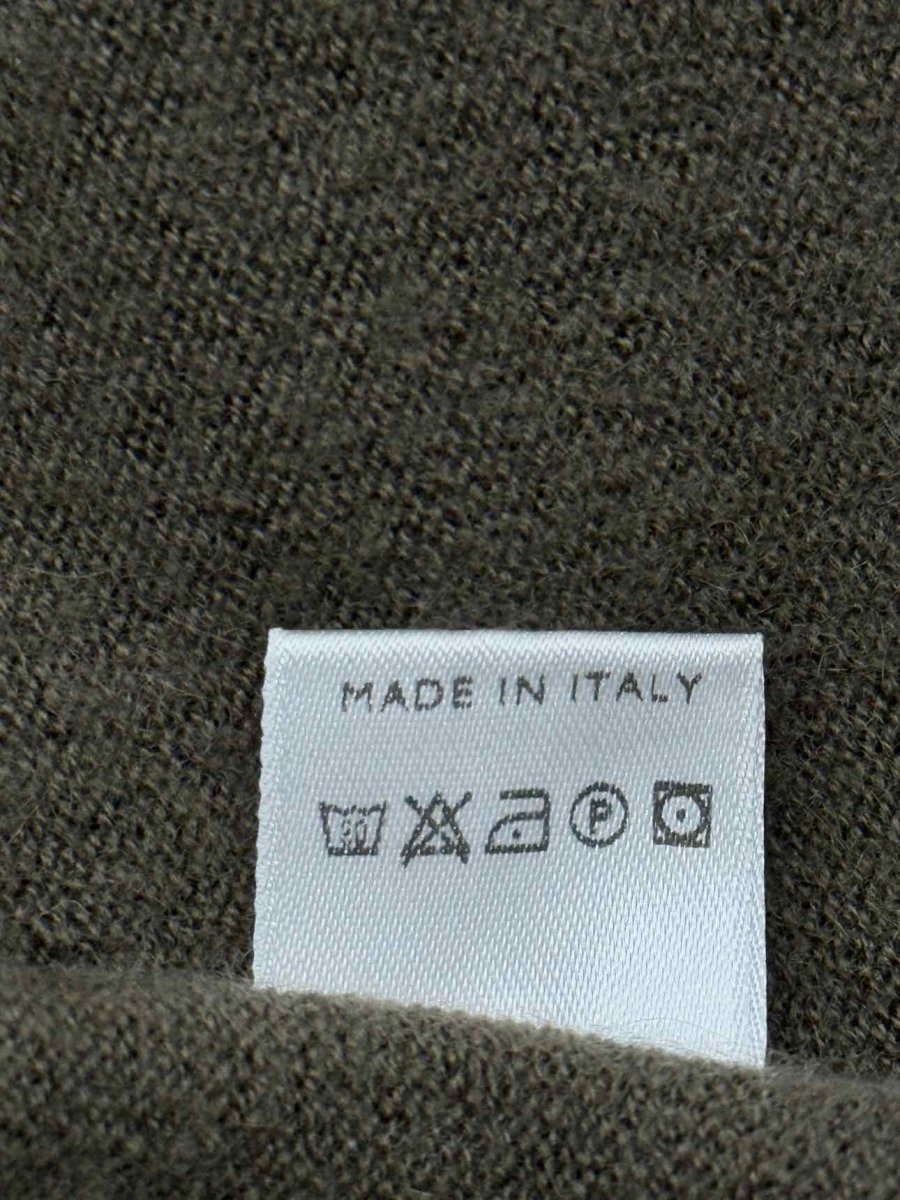 Pre - loved LORO PIANA Khaki Size US 8 Sweater at Reems Closet