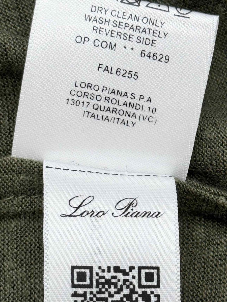 Pre - loved LORO PIANA Khaki T-shirt at Reems Closet