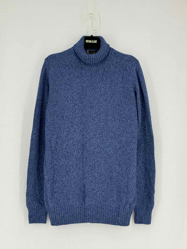 Pre - loved LORO PIANA Navy Blue Knit Size XXLarge Jumper at Reems Closet