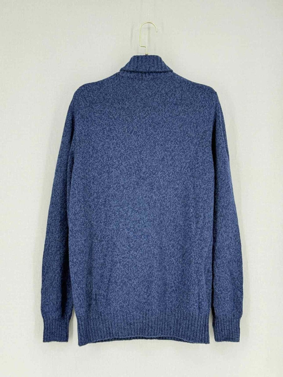 Pre - loved LORO PIANA Navy Blue Knit Size XXLarge Jumper at Reems Closet