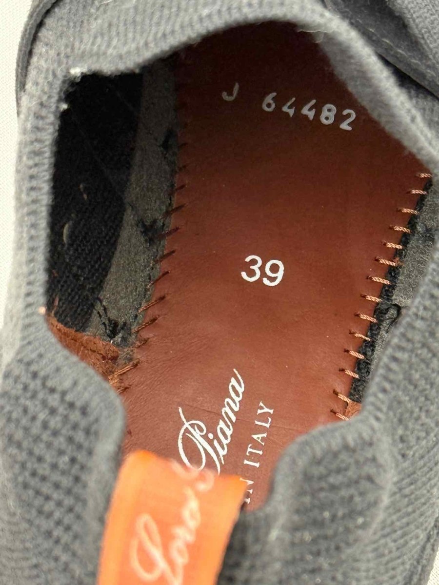 Pre - loved LORO PIANA Navy Blue Size EU 39 Sneakers at Reems Closet