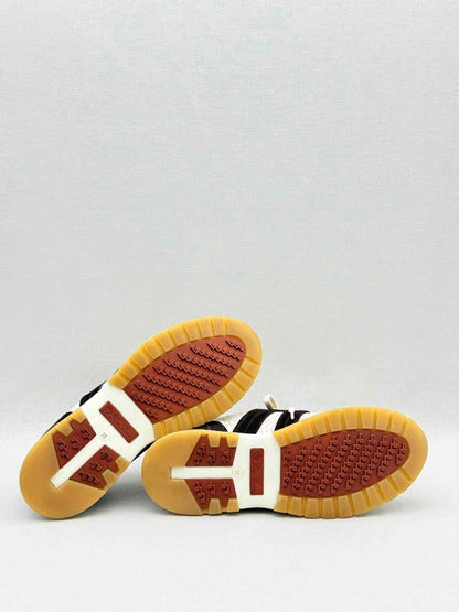 Pre - loved LORO PIANA Off - white & Brown Size EU 38 Sneakers at Reems Closet