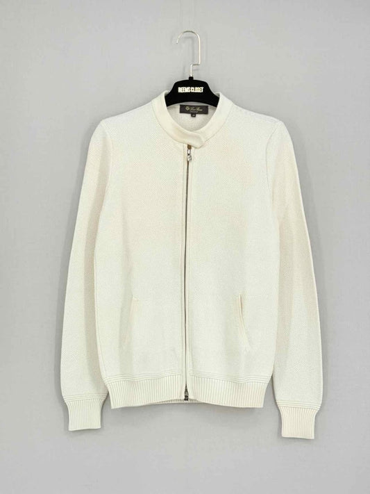 Pre - loved LORO PIANA Off - white Size US 4 Cardigan at Reems Closet