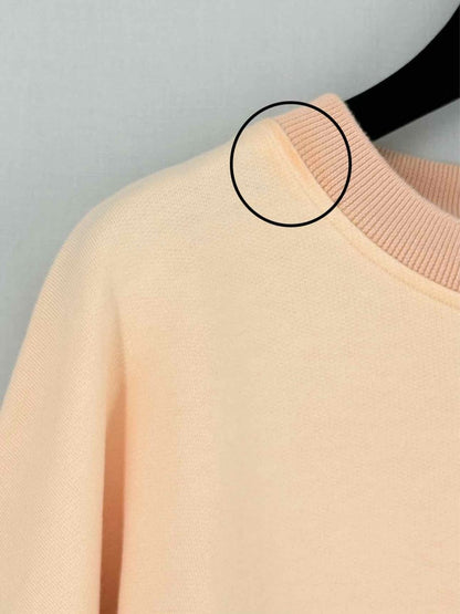 Pre - loved LORO PIANA Peach Size Medium Sweatshirt at Reems Closet