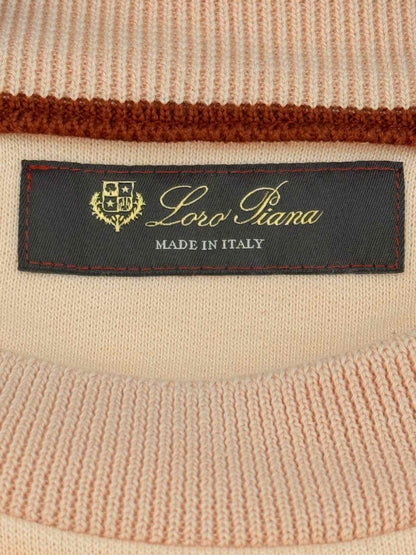 Pre - loved LORO PIANA Peach Size Medium Sweatshirt at Reems Closet