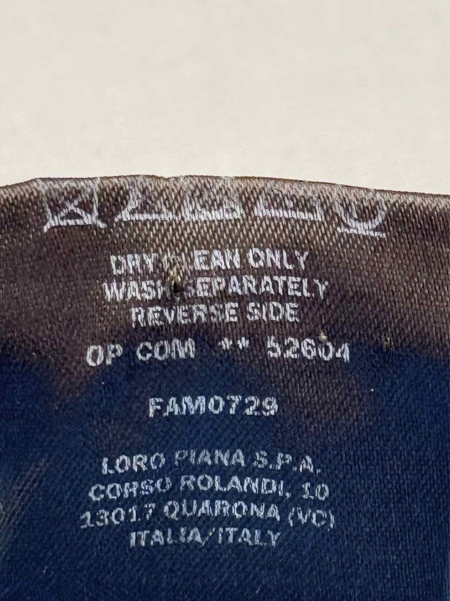 Pre - loved LORO PIANA Sorbonne Blue Size US 4 Pants at Reems Closet