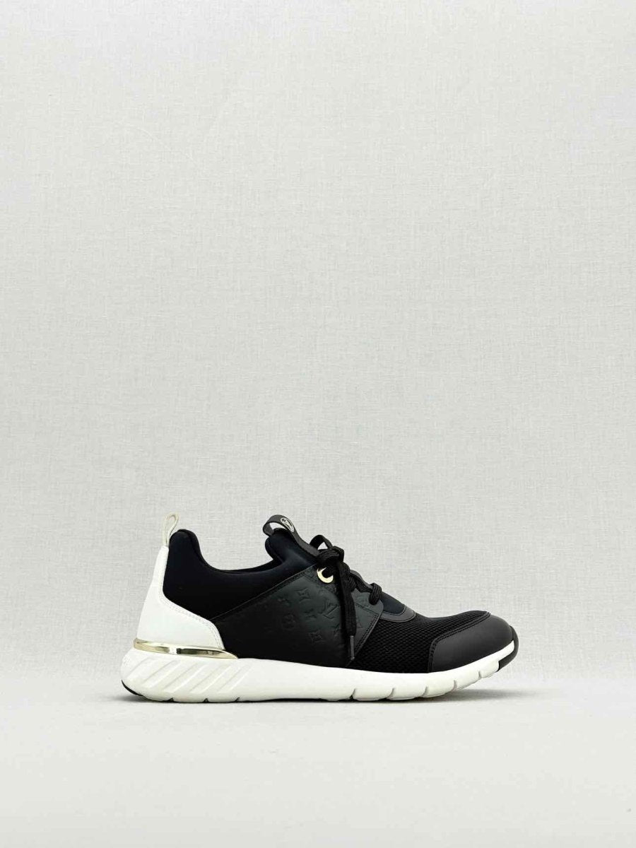 Pre - loved LOUIS VUITTON Aftergame Black Size EU 38.5 Sneakers at Reems Closet