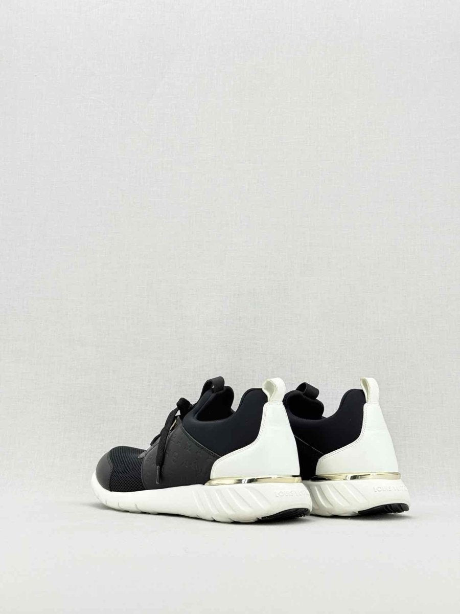 Pre - loved LOUIS VUITTON Aftergame Black Size EU 38.5 Sneakers at Reems Closet