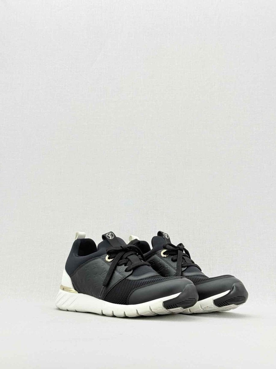 Pre - loved LOUIS VUITTON Aftergame Black Size EU 38.5 Sneakers at Reems Closet