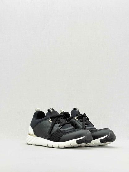 Pre - loved LOUIS VUITTON Aftergame Black Size EU 38.5 Sneakers at Reems Closet