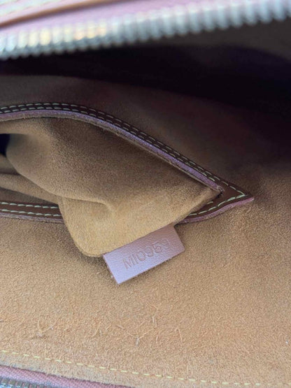 Pre - loved LOUIS VUITTON Alma Camel Top Handle at Reems Closet