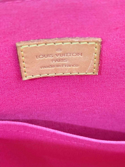 Pre-loved LOUIS VUITTON Alma Red Monogram Top Handle at Reems Closet
