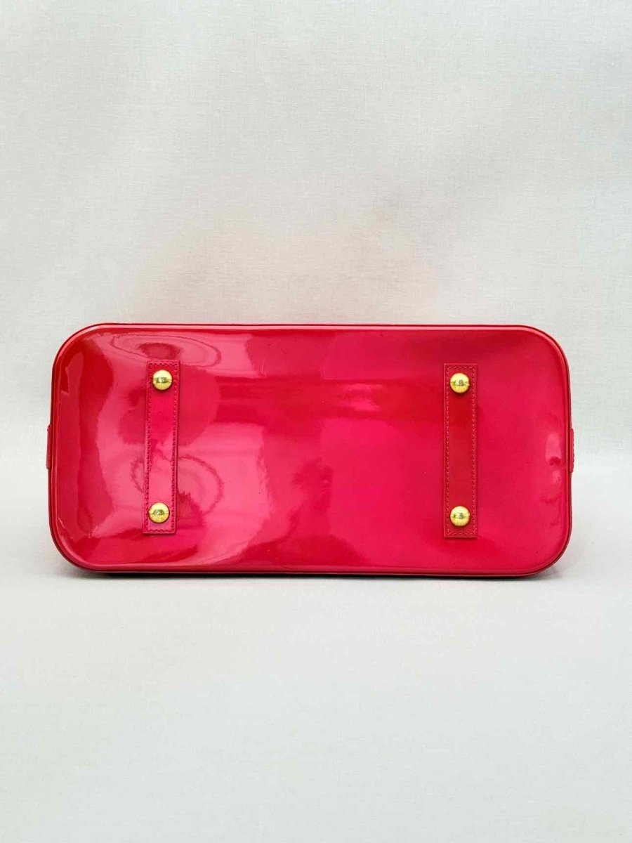 Pre-loved LOUIS VUITTON Alma Red Monogram Top Handle at Reems Closet