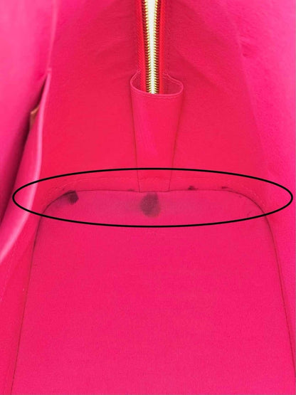 Pre-loved LOUIS VUITTON Alma Red Monogram Top Handle at Reems Closet