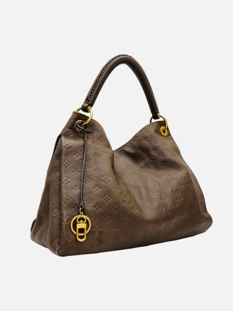 Pre - loved LOUIS VUITTON Artsy Brown Monogram Shoulder Bag at Reems Closet