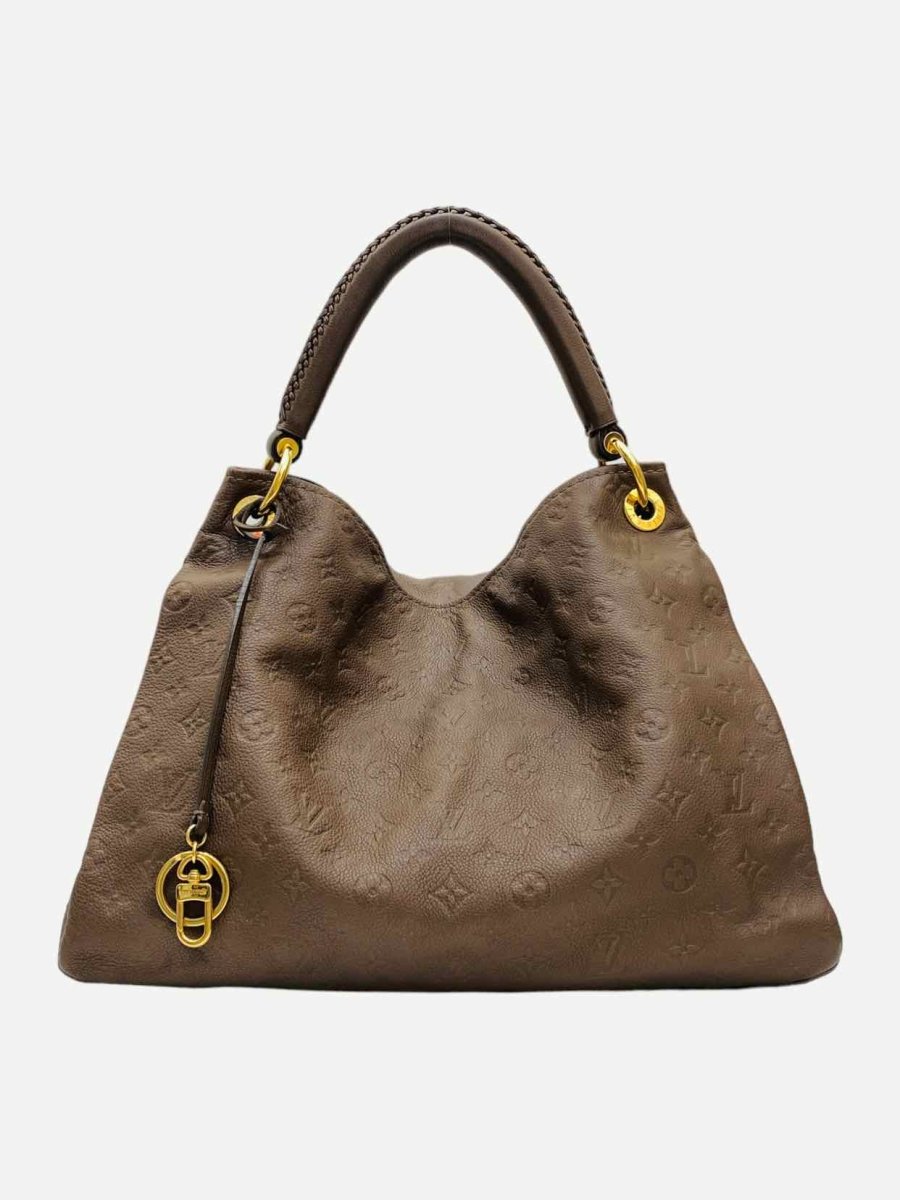 Pre - loved LOUIS VUITTON Artsy Brown Monogram Shoulder Bag at Reems Closet