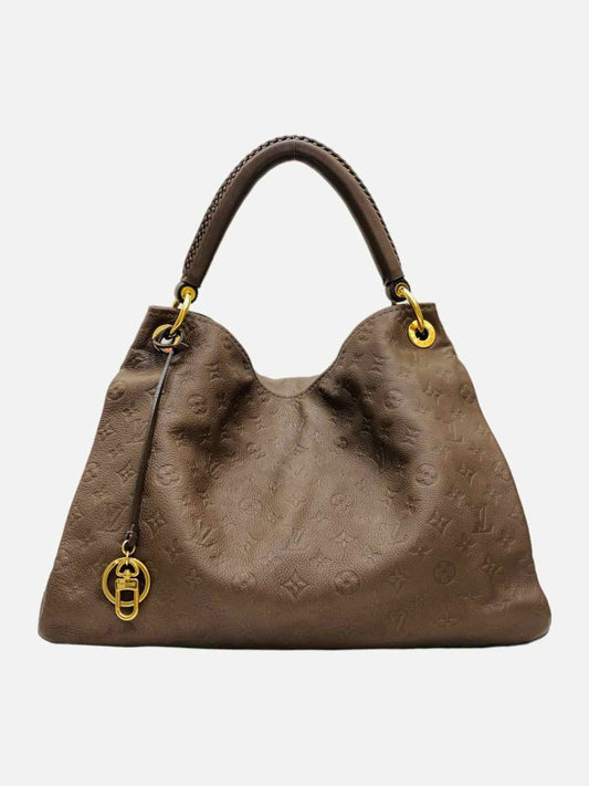 Pre - loved LOUIS VUITTON Artsy Brown Monogram Shoulder Bag at Reems Closet