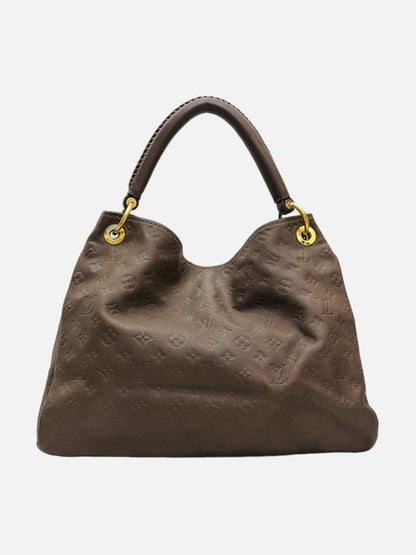 Pre - loved LOUIS VUITTON Artsy Brown Monogram Shoulder Bag at Reems Closet