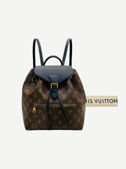 Pre - loved LOUIS VUITTON Backpack Black & Brown Monogram Backpack at Reems Closet