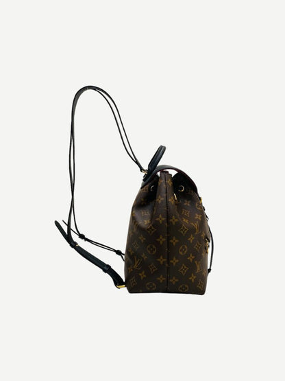 Pre - loved LOUIS VUITTON Backpack Black & Brown Monogram Backpack at Reems Closet