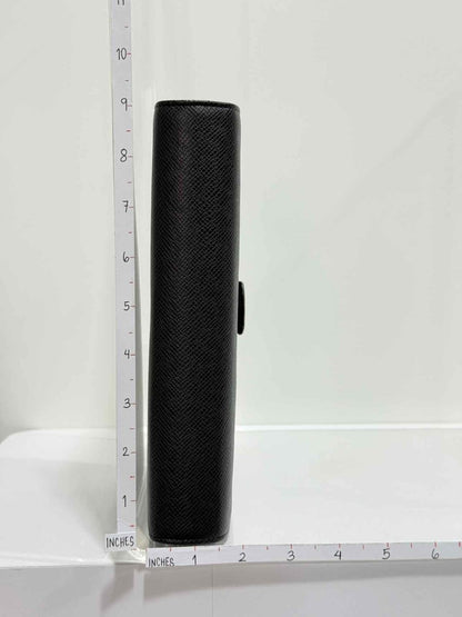 Pre - loved LOUIS VUITTON Black Agenda Cover at Reems Closet