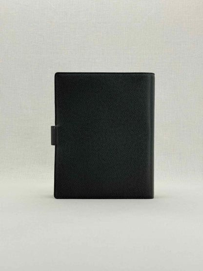 Pre - loved LOUIS VUITTON Black Agenda Cover at Reems Closet