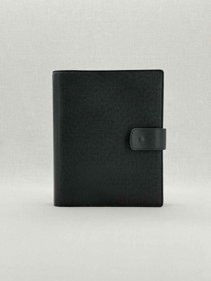 Pre - loved LOUIS VUITTON Black Agenda Cover at Reems Closet