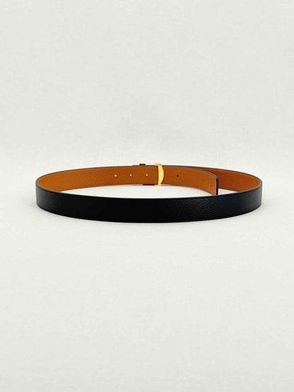 Pre - loved LOUIS VUITTON Black Belt at Reems Closet