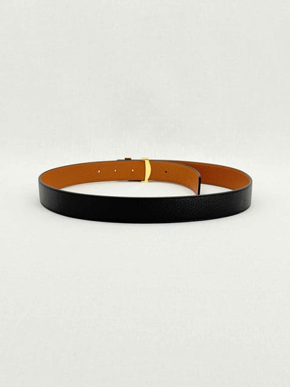 Pre - loved LOUIS VUITTON Black Belt at Reems Closet