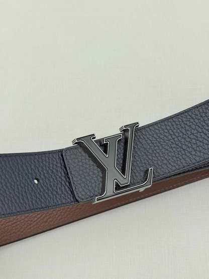 Pre - loved LOUIS VUITTON Black Belt at Reems Closet