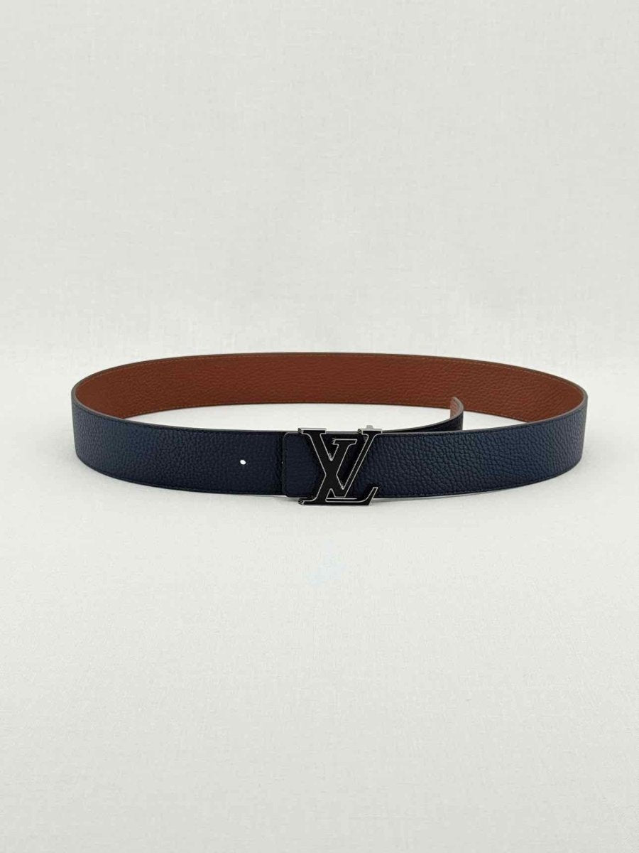 Pre - loved LOUIS VUITTON Black Belt at Reems Closet