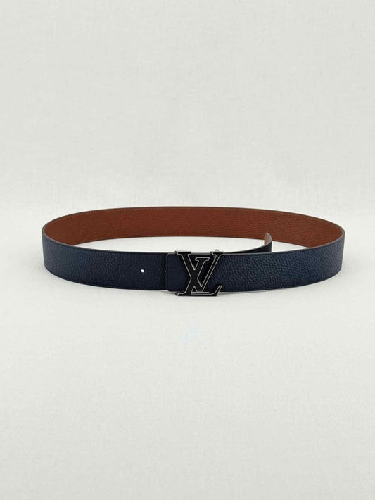 Pre - loved LOUIS VUITTON Black Belt at Reems Closet