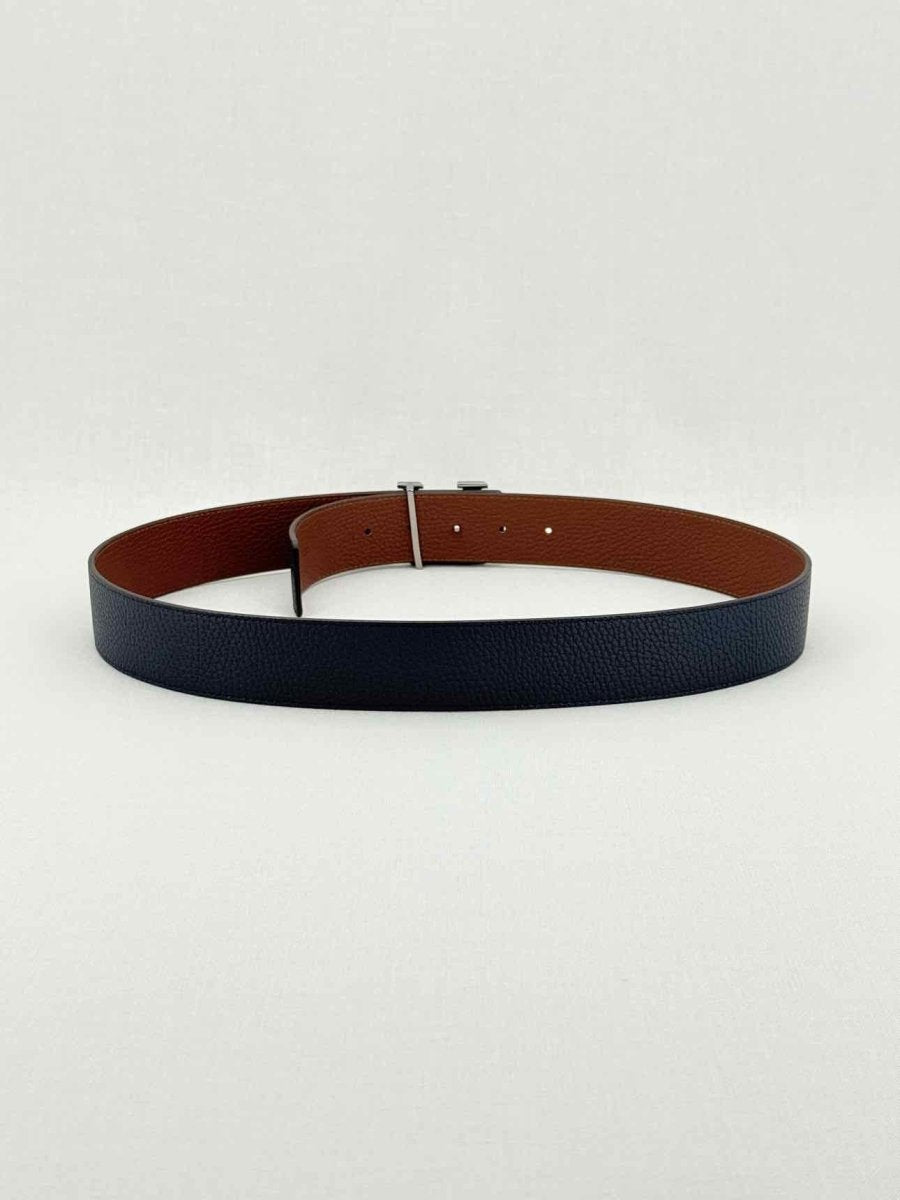 Pre - loved LOUIS VUITTON Black Belt at Reems Closet